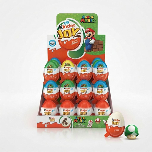 Kinder Joy Super Mario Egg 48 Pcs X 20 g