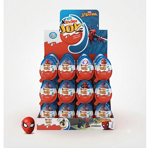 Kinder Joy Spider Man Egg 48 Pcs X 20 g