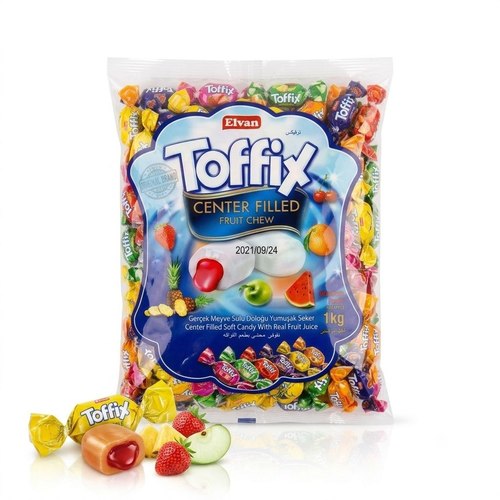 Elvan Toffix Mixed Fruit Chews 1 Kg