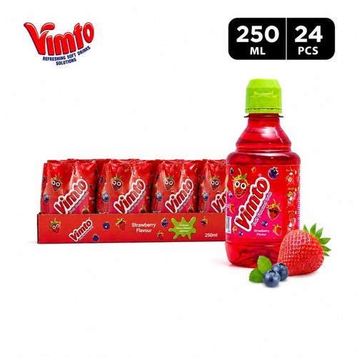 Vimto Strawberry Flavored Drink 24 PCS X 250 ml