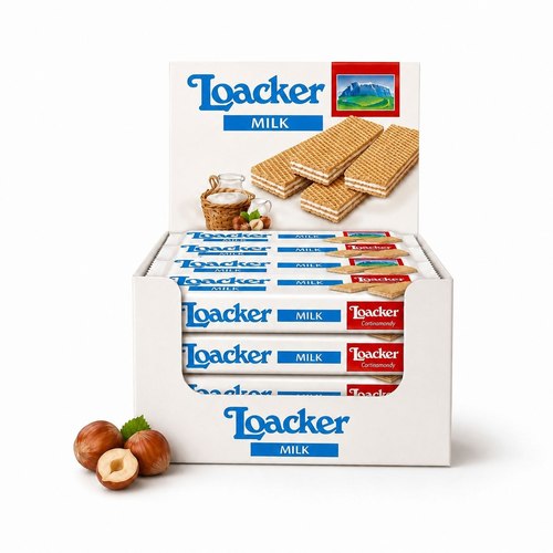 Loacker Alpine Milk 25 PCS X 45 g