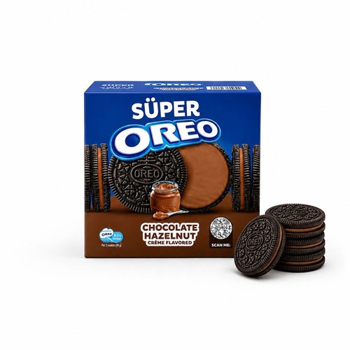 Oreo Chocolate Hazelnut Cookies Sandwich Biscuits 12 PCS X 35.5 g