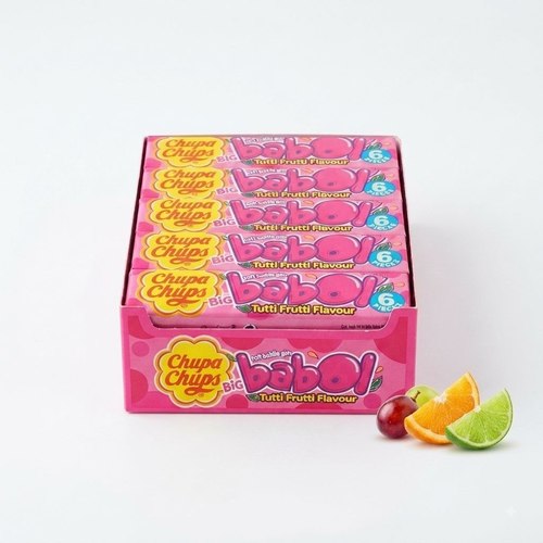Chupa Chups Babol Tutti Frutti Bubble Gum 27.6 X 20