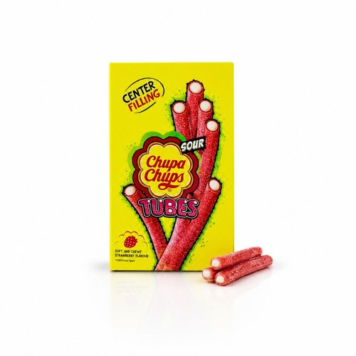 Chupa Chups Sour Tubes 12 PCS X 80 g