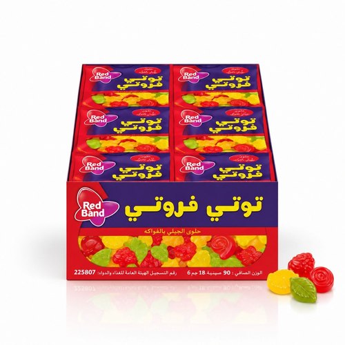 توتي فروتي 18 غم * 30 حبة