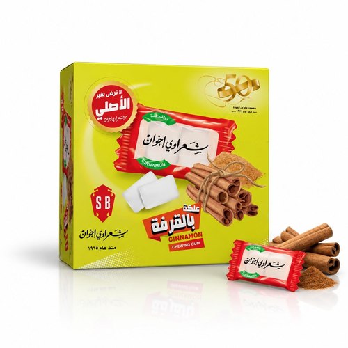 علكة شعراوي بنكهة القرفة  2.9 غم * 100 حبه