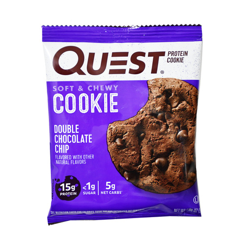 Quest Protein Cookie Double Chocolate Chip 59 g - Quest Protein Cookie Double Chocolate Chip 50 g