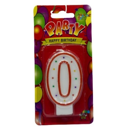 Birthday Candle Number Zero 0 - Birthday Candle Number Zero 0