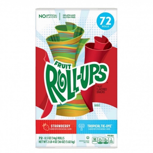 Fruit Roll Ups mix 72 Rolls