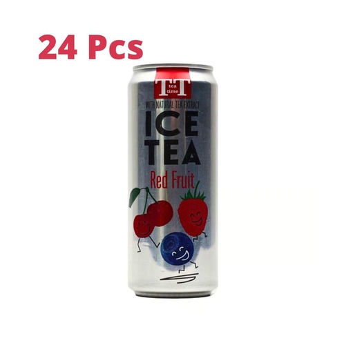 TT Ice Tea Red Fruits Flavour 24 PCS X 330 ml - TT Ice Tea Red Fruits Flavour 24 PCS X 330 ml