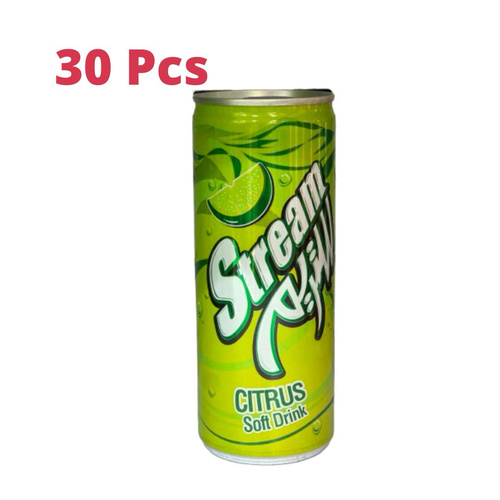 alsi Carton Stream Citrus Soft Drink 30 PCS X 250 ML - Carton Citrus Soft Drink 30 PCS X 250 ML