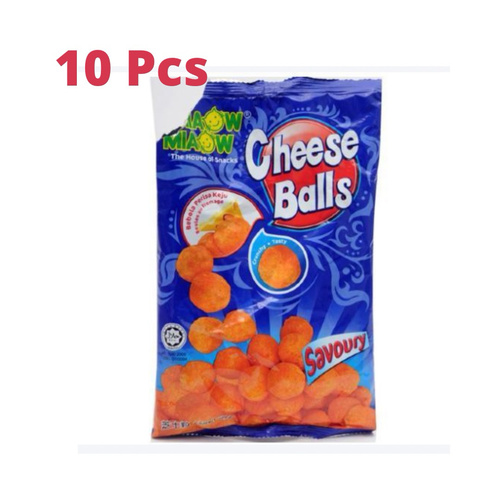 MIAOW MIAOW Cheese Flavoured Balls 10 PCS X 50 g - MIAOW MIAOW Cheese Flavoured Balls 10 PCS X 50 g