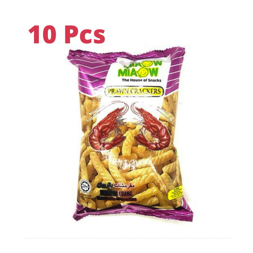 MIAOW MIAOW Prawn Crackers 10 PCS X 50 g - MIAOW MIAOW Prawn Crackers 10 PCS X 50 g