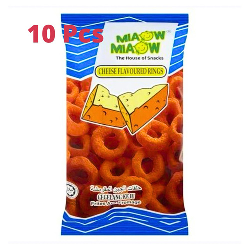 MIAOW MIAOW Sheese Rings 10 PCS X 50 g - MIAOW MIAOW Sheese Rings 10 PCS X 50 g