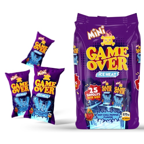 Game Over Chips 25 Pcs X 35 g