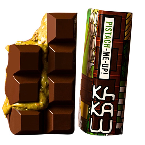 Pistach Me Up Chocolate Bar From KAKAW - Pistach Me Up Chocolate Bar From KAKAW