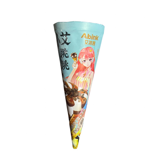 Ice Cream Abink Cone Chocolate And Vanilla Flavored 68 g - Ice Cream Abink Cone Chocolate And Vanilla Flavored 68 g