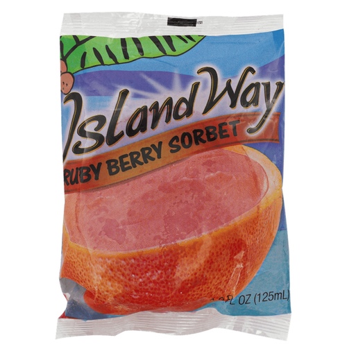 Ruby Berry Sarbet Ice Cream 105 G Island way