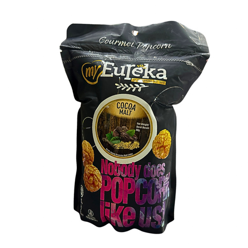 Eureka Crispy Coca Malt Gourmet Popcorn 80 g - Eureka Crispy Coca Malt Gourmet Popcorn 80 g