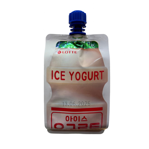 Lotte Ice Cream Yogurt Pouch 170 ml - Lotte Ice Cream Yogurt Pouch 170 ml