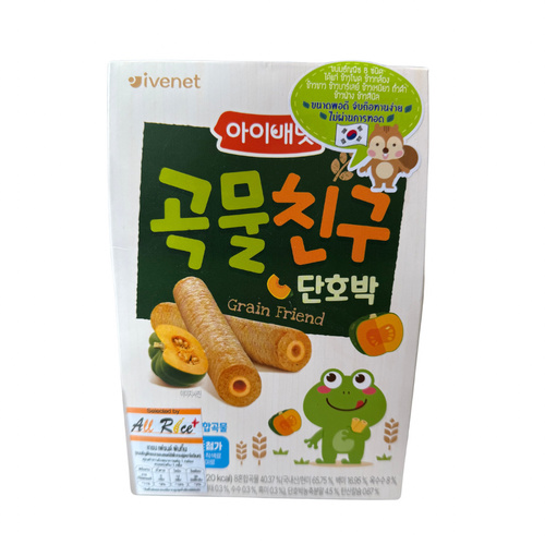 Ivenet Korean Grain Fingers Sweet Pumpkin Flavour - Ivenet Korean Grain Fingers Sweet Pumpkin Flavour