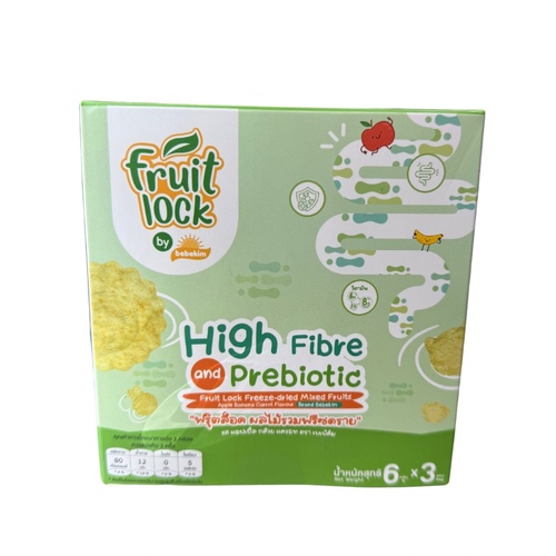 Fruit Lock Freeze Dried Fruits Apple Banana & Carrot 3 PCS X 6 g - Fruit Lock Freeze Dried Fruits Apple Banana & Carrot 3 PCS X 6 g