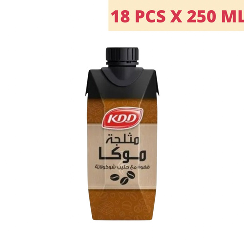 KDD Iced Mocha Coffee With Chocolate Milk 18 PCS X 250 ml - KDD Iced Mocha Coffee With Chocolate Milk 18 PCS X 250 ml