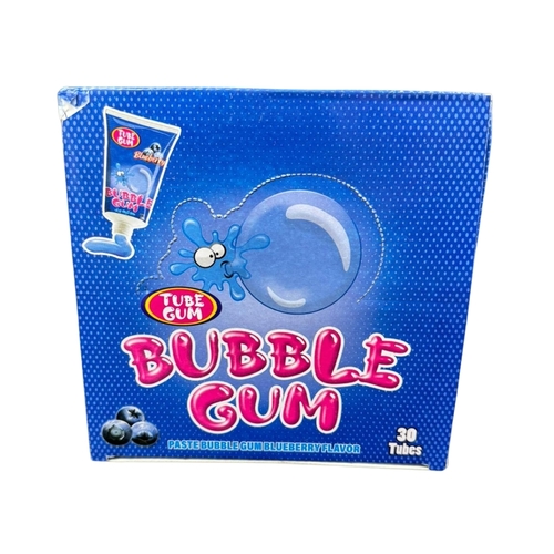 Tube Gum Bubble Blueberry 30 PCS X 35 g - Tube Gum Bubble Blueberry 30 PCS X 35 g