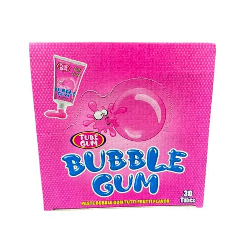 Tube Gum Bubble Tutti Frutti 30 PCS X 35 g - Tube Gum Bubble Tutti Frutti 30 PCS X 35 g