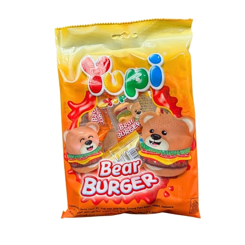 Yupi Jelly Bear Burger Bag 84 g - Yupi Jelly Bear Burger Bag 84 g