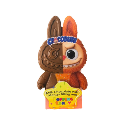 Labubu CHOCOBUBU Milk Chocolate With Mango Filling & Popping Candy 100 g - CHOCOBUBU Milk Chocolate With Mango Filling & Popping Candy 100 g