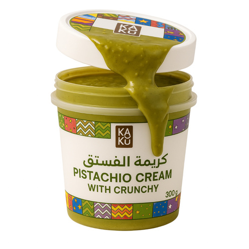 Kakaw Pistachio Cream with Crunchy 300 g - Kakaw Pistachio Cream with Crunchy 300 g