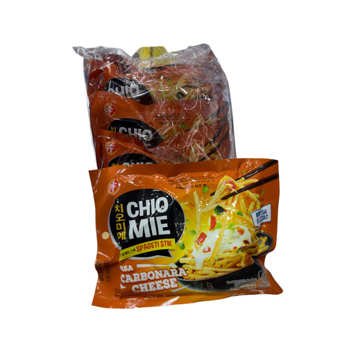 Chio Mie Spaghetti Stik Carbonara Cheese Snack 10 Pcs X 13 g - Chio Mie Spaghetti Stik Carbonara Cheese Snack 10 Pcs X 13 g