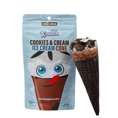 Krunch Cookies & Cream Ice Cream Cone 38 g - Krunch Cookies & Cream Ice Cream Cone 38 g