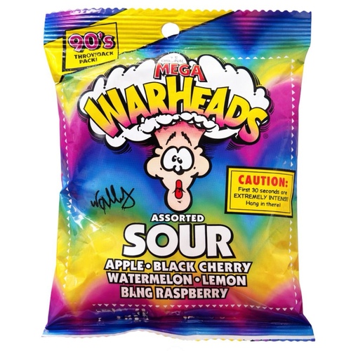 WARHEADS EXTREME SOUR 56 g - WARHEADS EXTREME SOUR 56 g