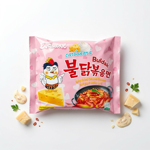 BINGMONE Indomi Pink Ramen Carbo Chinese 142 g - BINGMONE Indomi Pink Ramen Carbo Chinese 142 g