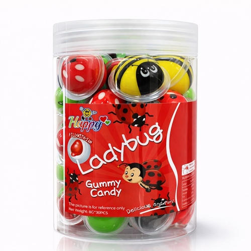Happy Ladybug Gummy Candy 30 PCS X 8 g - Happy Ladybug Gummy Candy 30 PCS X 8 g