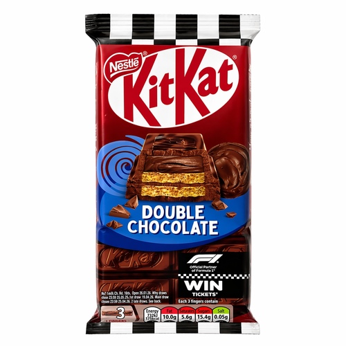 Nestle Kitkat Double Chocolate U.K. 99 g - Nestle Kitkat Double Chocolate U.K. 99 g