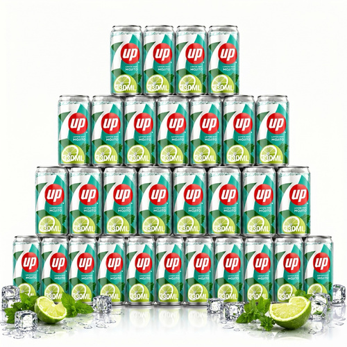 7UP Lemon Mint Mojito 30 PCS X 250 ml - 7UP Lemon Mint Mojito 30 PCS X 250 ml