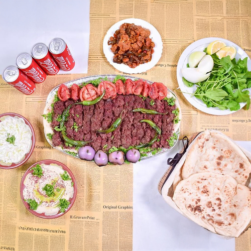 Special Kebab khashkash Abo Fadel Platter