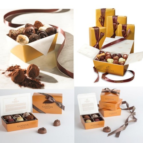 Godiva Gold Ballotin Assortment - Unwrap our magnificent  Chocolate Gold  Ballotin, and treat your taste buds to something extraordinary and take unfold the pretty gold box to reveal a variety of creamy, melt-in-the-mouth chocolates. Feeling generous? They’re perfect for sharing