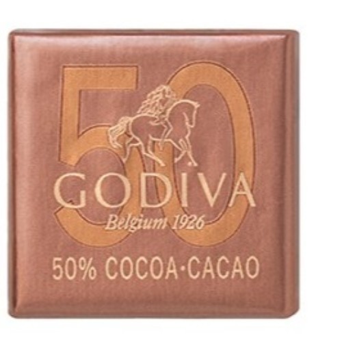 Godiva Carre 50% - The GODIVA Chocolate Carré collection garners the purest form of 50% chocolates.