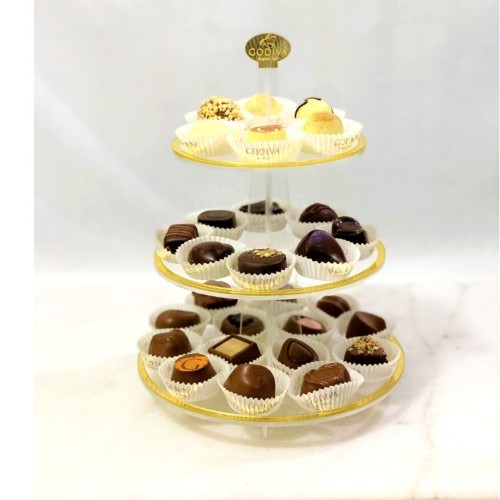Chocolate Tray Tower - This wonderful Chocolate Tray Tower contains 28 pcs of assorted chocolate, suits for all occasions.