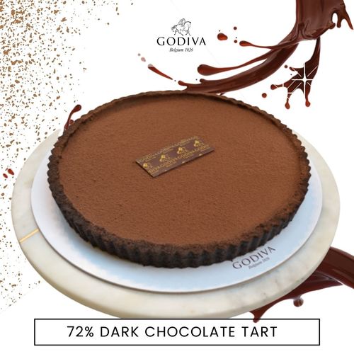 Dark Chocolate Tart - A mouth-watering dark chocolate tart, with amazing crispy oreo base, perfect for sharing while having tea, or coffee! Perfect for you dark chocolate lovers.




(Please note that the tart will be sliced when delivered to ensure that no tart crumbling when sliced)