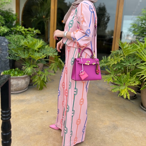 pink hermes only shirt