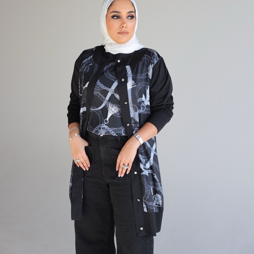 black hermes twin set