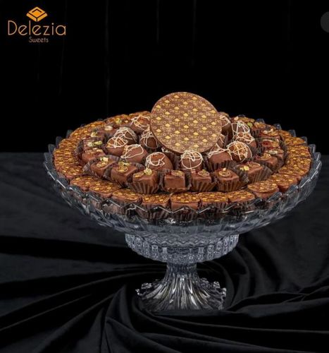 فازة كريستال مع قاعدة