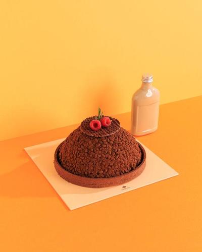 كيكة شوكلت كراميل كرنشي