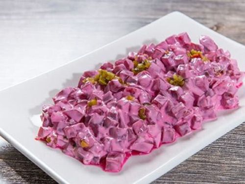 Beet Salad - Yogurt, beet and mayonnaise with our special additions.