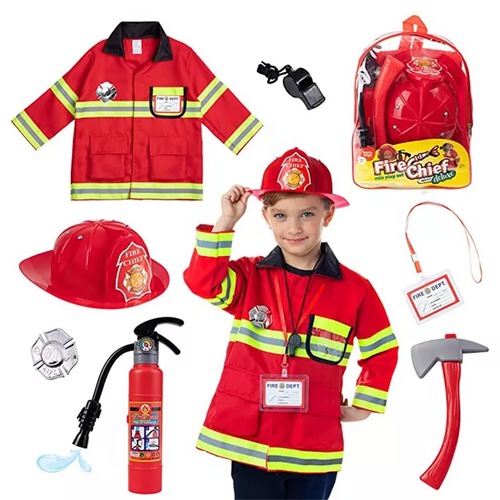 Deluxe Fire man costume